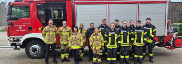 Atemschutzgeräteträger für neue Unterstützungsgruppe "Messen" erfolgreich ausgebildet