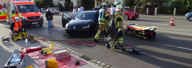 Verkehrsunfall in der Nürnberger Straße