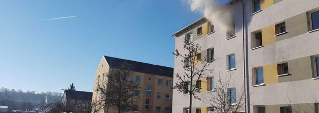 Wohnungsbrand in der Breslauer Straße