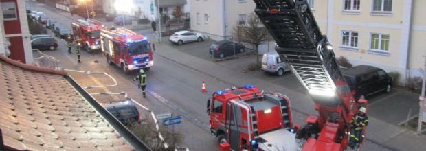 Kaminbrand in der Friedrichstraße