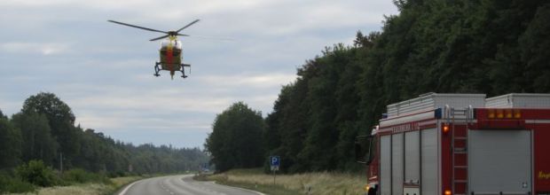 Schwerer Verkehrsunfall auf der Autobahn