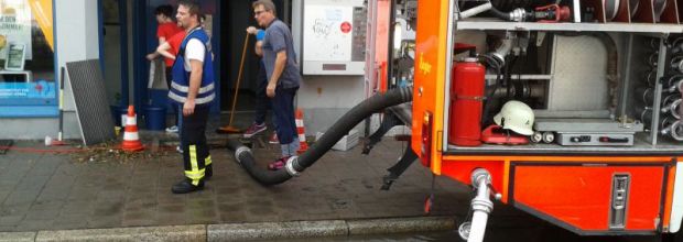 Unwettereinsätze im Stadtgebiet