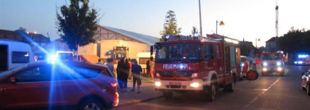 Wohnwagenbrand auf der Inselwiese