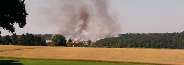 Flächenbrand bei Egloffswinden