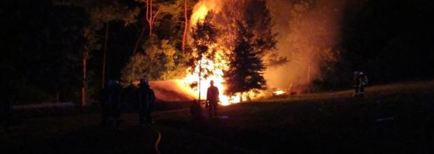 Brand am Naturfreundehaus