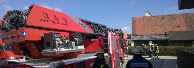 Brand im Kindergarten Flachslanden