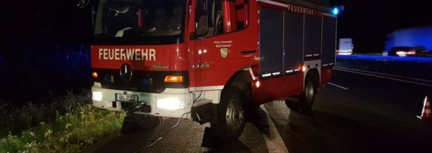 Verkehrsunfall auf der BAB A 6