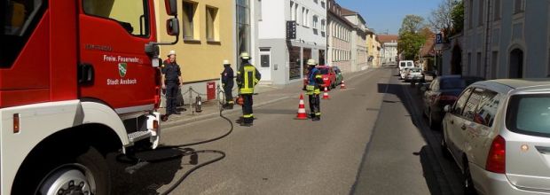 Gemeldeter Kellerbrand im Platen Gymnasium