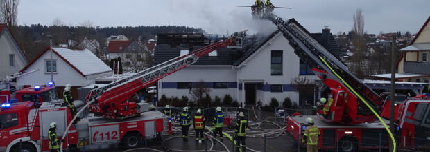 Dachstuhlbrand in Brodswinden
