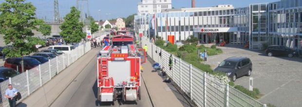 Gefahrguteinsatz in der Matthias-Oechsler-Straße