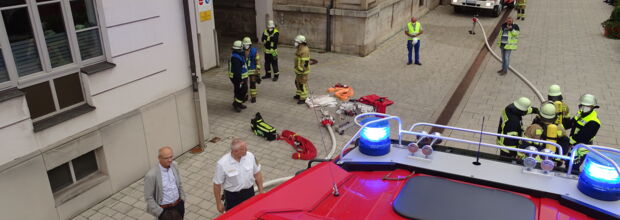 Brand einer Elektroanlage beim Amtsgericht Ansbach