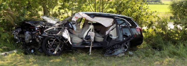 Schwerer Verkehrsunfall auf der ST 2223 nach Lichtenau