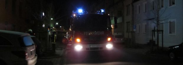 Vermuteter Brand einer Gartenhütte