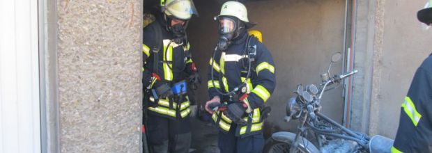 Garagenbrand in der Feldstraße