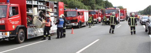 Einsatz für den Gefahrgutzug
