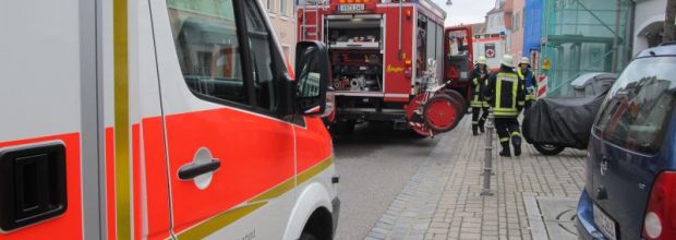 Gemeldeter Gasaustritt in der Würzburger Straße