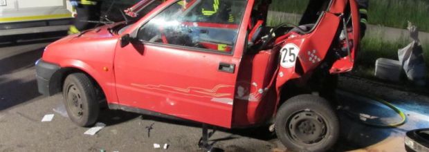 Verkehrsunfall bei Alberndorf
